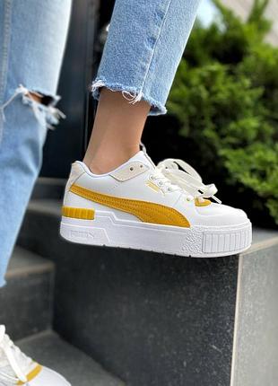 Puma cali yellow кроссовки