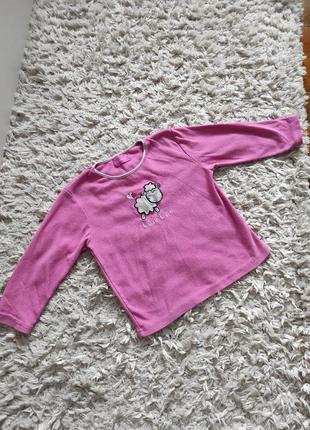 Флисовая пижамная кофта на 4-5 лет от primark