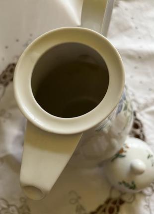 Німеччина порцеляновий чайник кофейник фарфор квіти kahla3 фото
