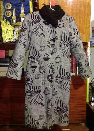 Неординарне пальто, індивідуальний дизайн xs-s