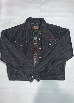 Джинсовая куртка harley davidson