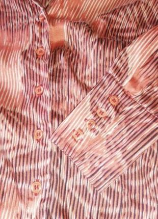 Блуза-рубашка из натурального шелка7 фото