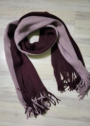 Широкий, длинный шарф1 фото