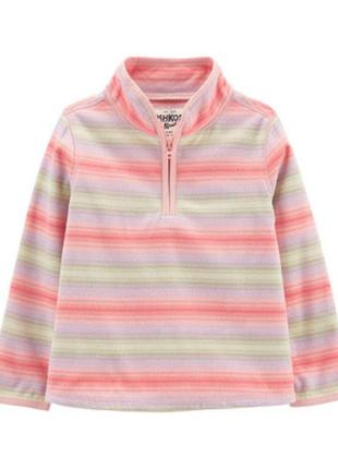 Флісова кофта oshkosh blush stripe