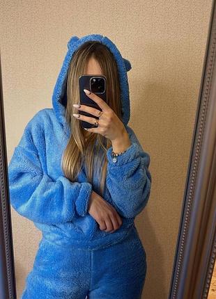 Махровая пижама с ушками