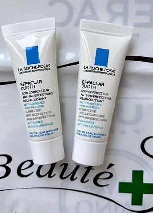 Коригуючий крем для жирної і проблемної шкіри обличчя la roche-posay effaclar duo+