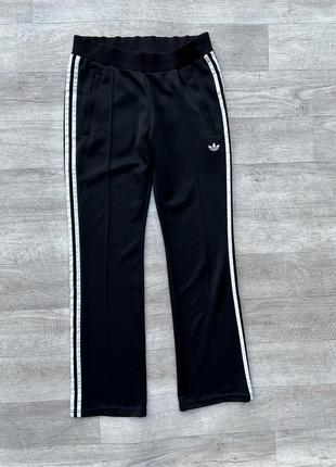 Adidas original штаны s/m женские черные прямые