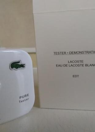 Lacoste eau de l.12.12 blanc 100мл. демонстрационный тестер!британия