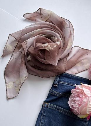Хустка платок шарф квіти1 фото