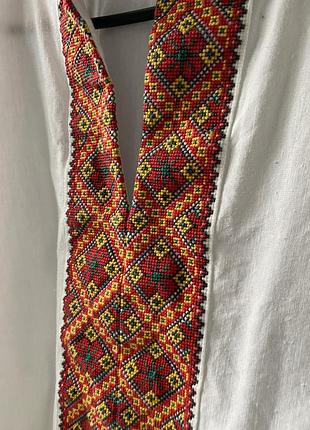 Вышиванка мужская л ручная вышивка лен