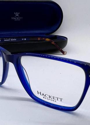 Оправа hackett bespoke прямоугольники синяя ацетат
