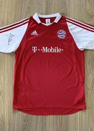 Оригинальная подростковая футбольная джерси с автографом adidas bayern phone-accessories 2003