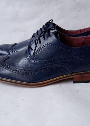 Мужские туфли оксфорды броги