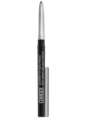 Олівець для очей clinique quickliner for eyes intense у відтінку intense black, 0.14g