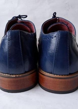 Мужские туфли оксфорды броги