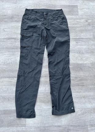 Columbia omni-shade штаны s женские серые трекинговые