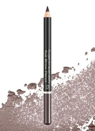 Олівець для брів eye brow pencil artdeco — 05 dark grey