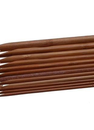 Гачок для туніського в'язання бамбук довжина 110см. товщина 10мм. 3.53 фото