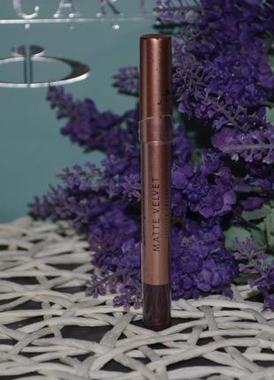 Фірмовий олівець для губ mid brown velvet matte lipstick crayon new look оригінал1 фото