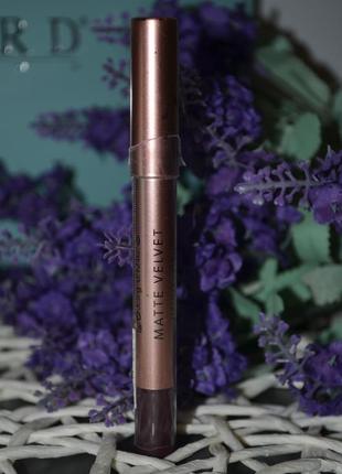 Фірмовий олівець для губ mid brown velvet matte lipstick crayon new look оригінал2 фото