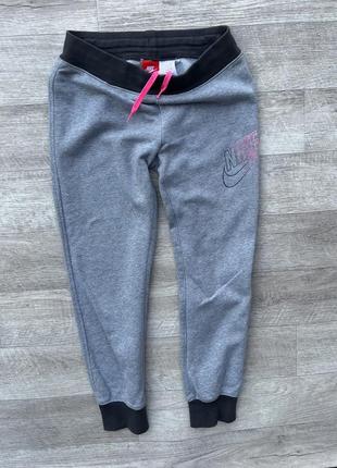 Nike спортивные штаны на девочку оригинал на манжете микрофлис