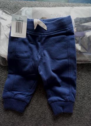 Комплект 2 шт. штаны джоггеры утепленные impidimpi германия, 62/68 см2 фото