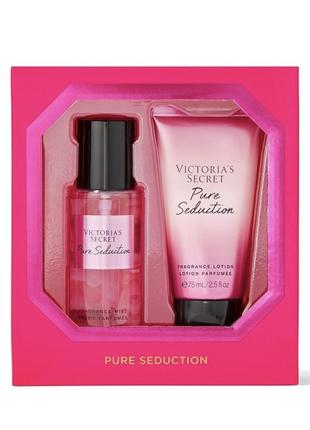 Подарунковий набір victoria's secret pure seduction mini2 фото