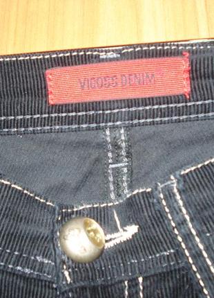 Шикарные вельветовые джинсы, брюки vigoss оригинал р.8-105 фото