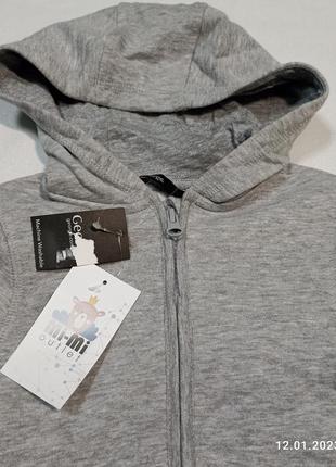 Кофта с капюшоном утепленная 2