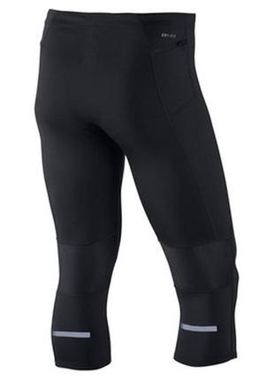 Тайтсы для бега nike tech 3\4 tight l /7399/2 фото