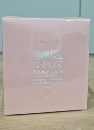 Цену понижено!! новый женский парфюм masaki sakura, 80 мл. парфюм не открывался.