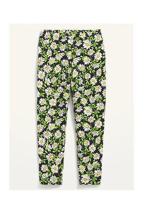 Лосины в белую ромашку old navy