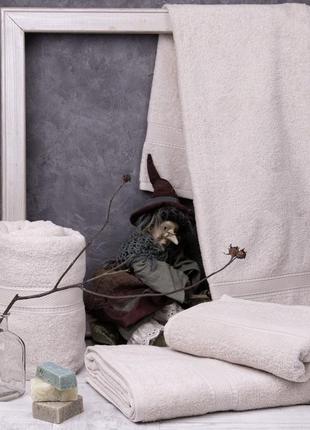 Полотенце махровое "кремовый" 460г/м2