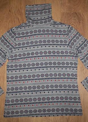 Гольф-водолазка жіноча лонгслів принт tchibo l-xl