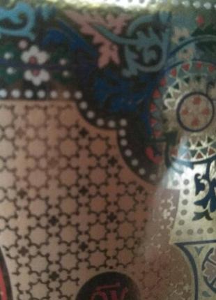 Семистрельная икона божих матери в деревянной раме 22 х 19см