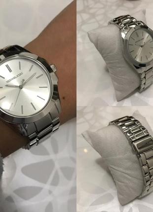 Женские наручные модные металлические часы серебристые2 фото
