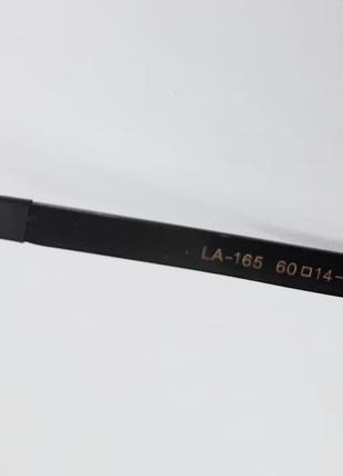 Lacoste очки мужские солнцезащитные черные поляризированые в черном металле6 фото