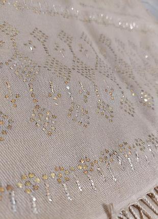 Ексклюзивний пашминовый шарф + шовк від megan park (40 см на 215 см)