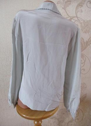 Блуза шовкова з вишивкою/100% шовк2 фото