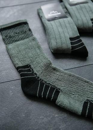 Махровые утепленные носки военные зимние теплые хлопковые baterson киборг