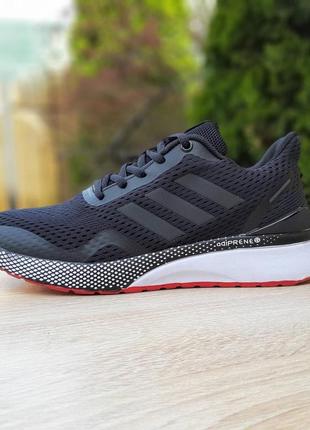 Черные мужские кроссовки в стиле adidas nova run x весенние адидас из текстиля