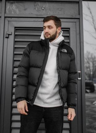 Мужская дутая теплая зимняя куртка в стиле the north  face короткая куртка пуховик
