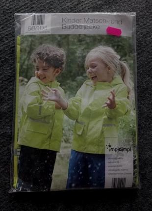 Детская ветровка дождевик impidimpi германия, р.74-80 ,  р.98/104 3