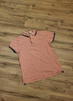 Футболка поло рожева balmain paris