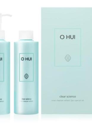 O hui clear science inner cleanser refresh 200*2 мл, освежающее очищающее средство для интимной гиги1 фото