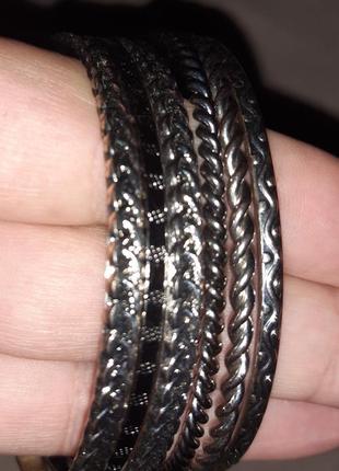 6 срібних браслетиків за 1 ціну