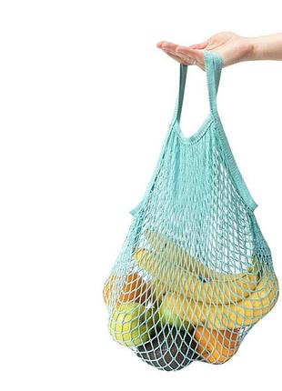 🛍️авоська-шоппер бирюзовый