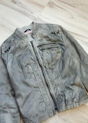 Куртка джинс косуха2 фото