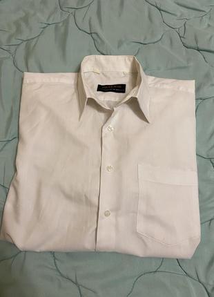 Продам рубашка унисекс белая классическая винтаж