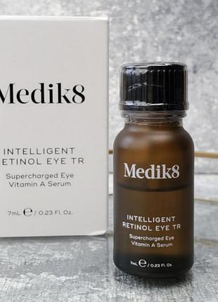 Антивікова сироватка для шкіри навколо очей із вітаміном а medik8 intelligent retinol eye tr 7 ml